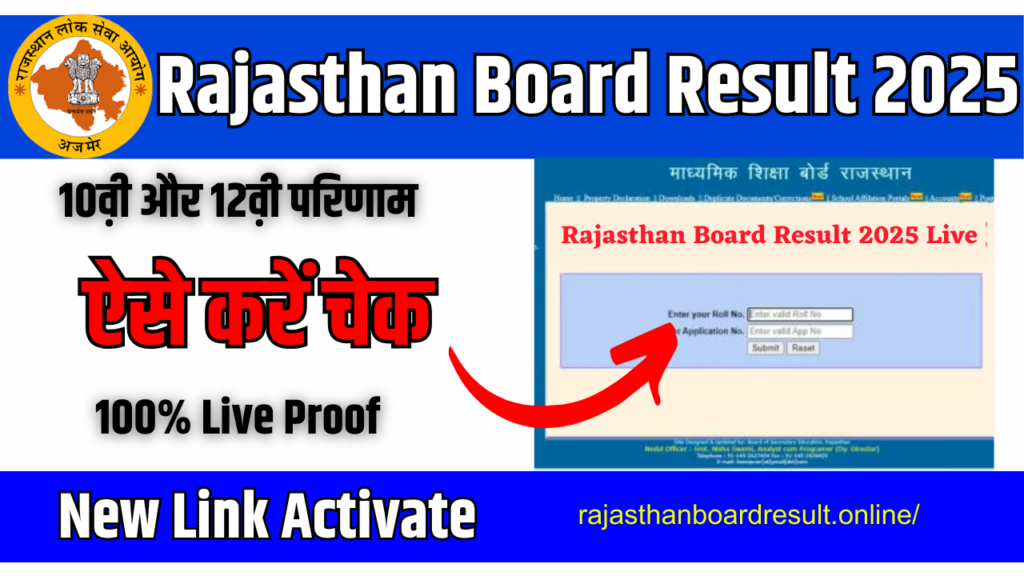 Rajasthan Board Result 2025